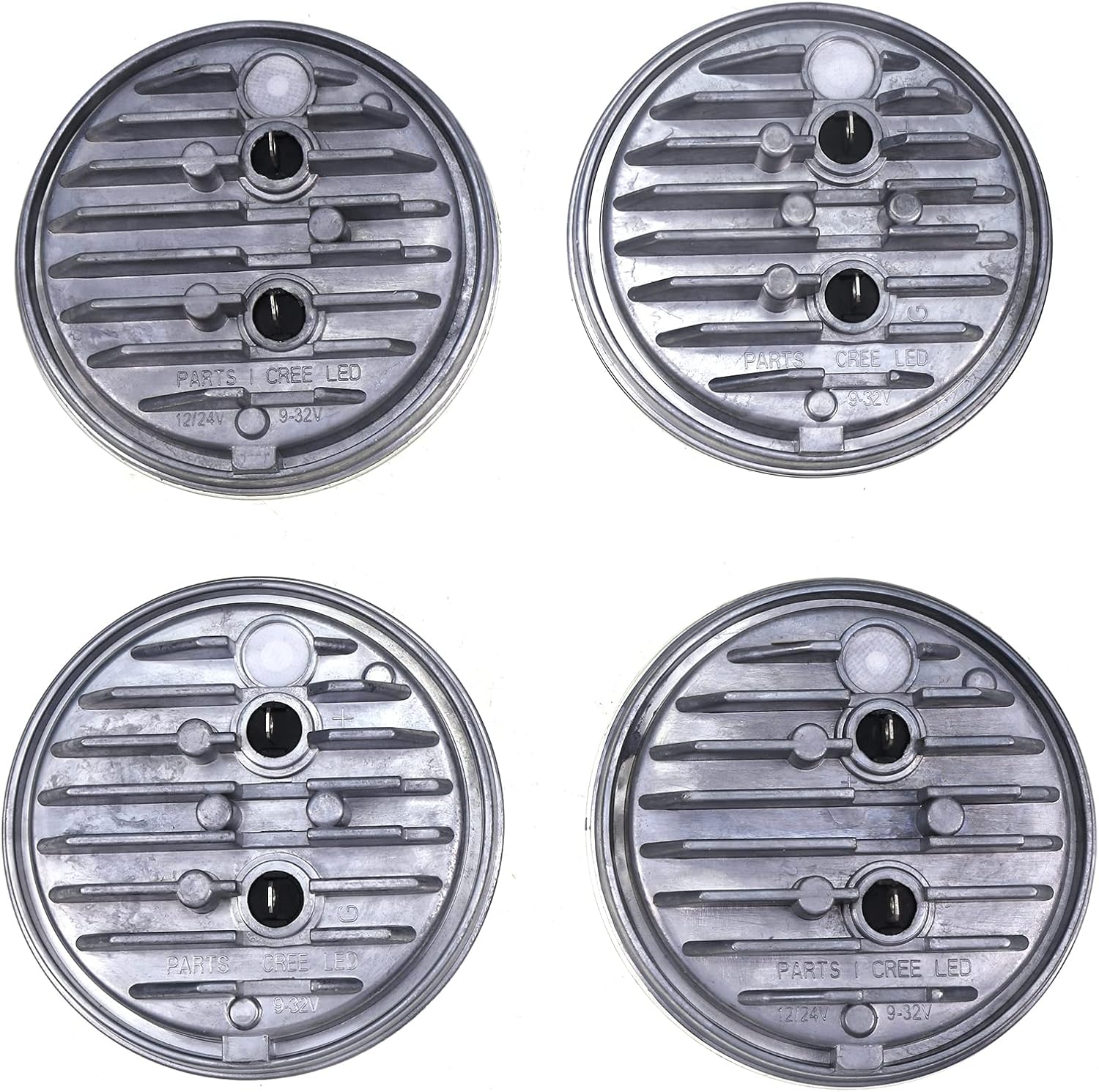 FridayParts 4Pcs 4.5" Replacement LED Fender Work Light RE336112 RE285628 RE336111 Compatible for John Deere Tractor 2520 3020 4020 4055 4255 4455 4555 4755 4955