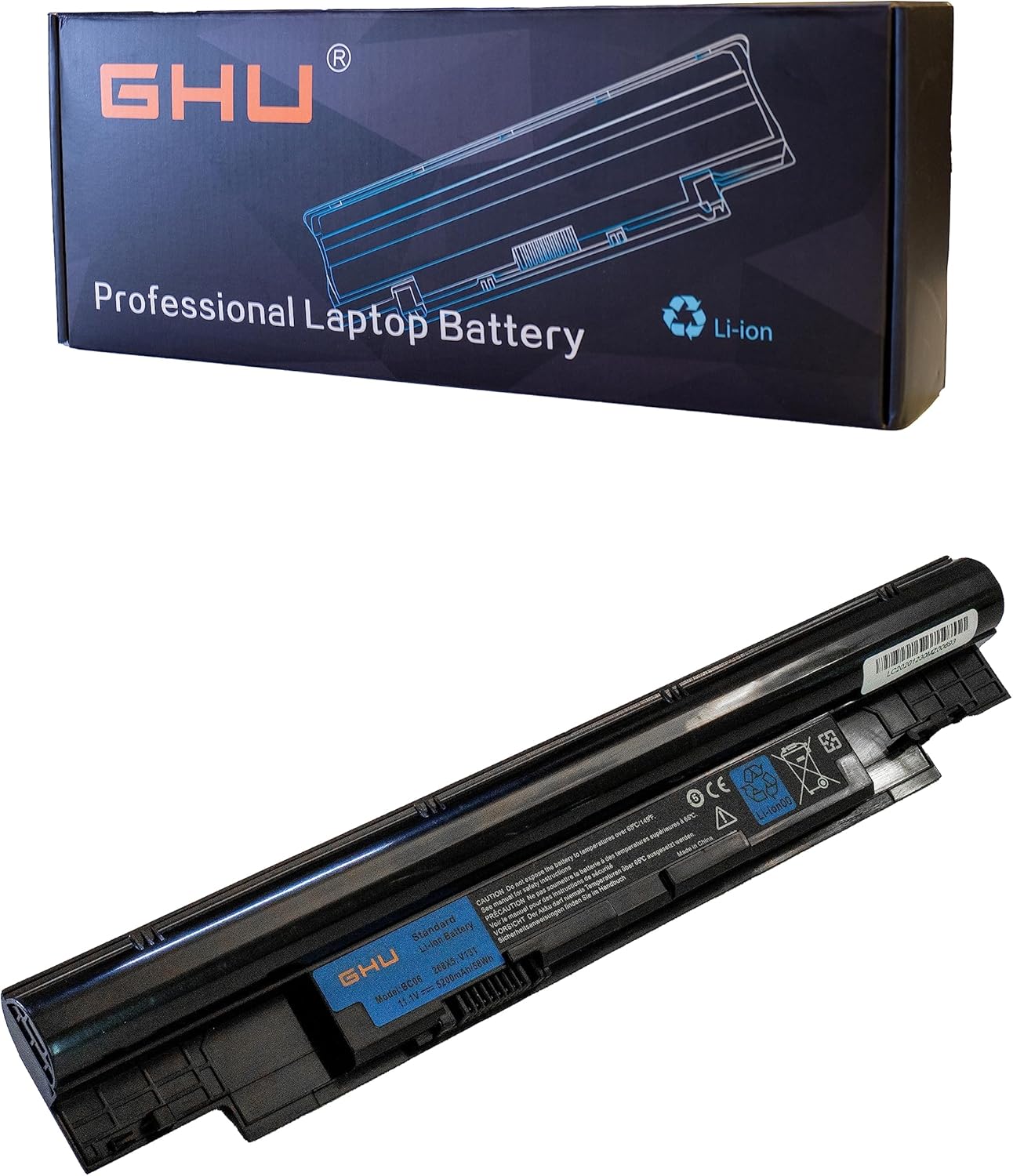Batería GHU 58Wh 11.1V Li-ion para Dell Vostro e Inspiron