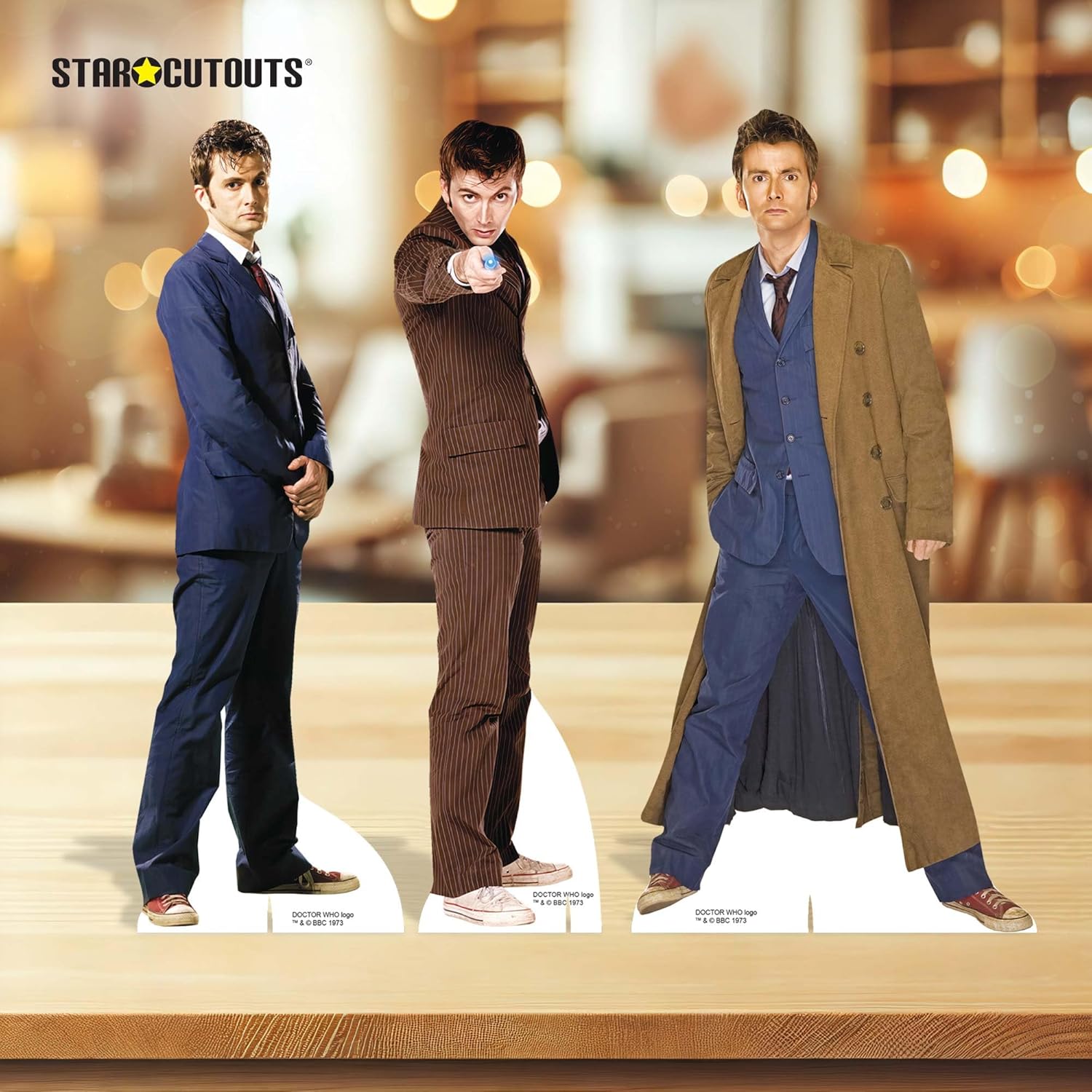 Star Cutouts SC4643 Tenth Doctor Who David Tennant Shelf Top Pack Cardboard Cut Out Height 31cm - Ideal for Fans & Gifts