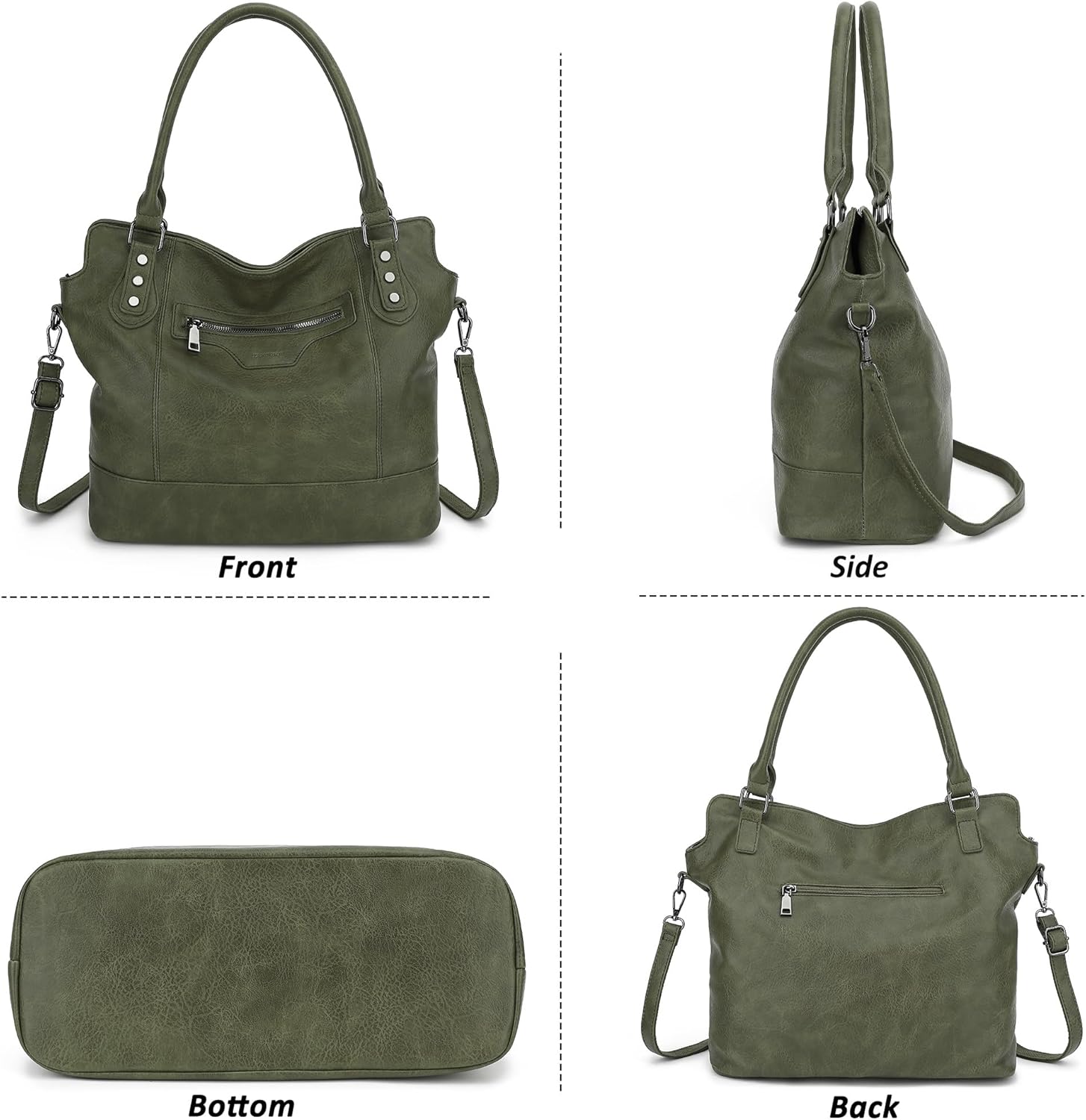 TANTOMI Tote Handbags for Women Large Hobo Bags Crossbody Purses Shoulder Bags with Adjustable Strap for Travel Everyday