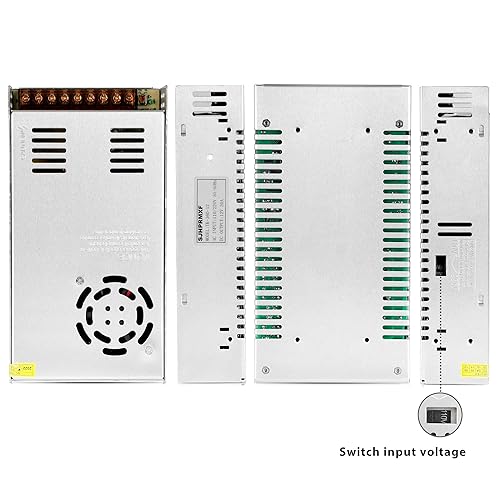 Miniatura 2 de Fuente de alimentación conmutada, SJHPRMXF AC 110V220V a DC 12V 30A 360W Universal Regulated Power Supply Transformer Adapter LED Driver para tira