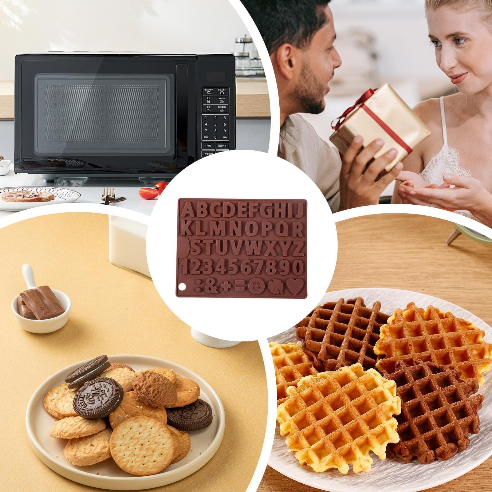 Amazon.co.jp: チョコレート型 シリコン文字 | ケーキ型 シリコン型