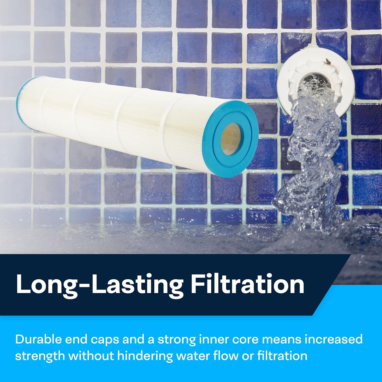 SpiroPure Replacement for Pleatco PCAL100 Waterway 100 817-1000 Unicel C-4995 Filbur FC-2940 Hot Tub Spa Pool Filter Replacement Cartridge