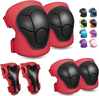 CKE Kinder Knieschützer für Kinder Ellbogenschützer Schutzvorrichtungen für Jungen Mädchen 2-14 Jahre alt Kinder Schutzausrüstung Set für Skating Radfahren Fahrrad