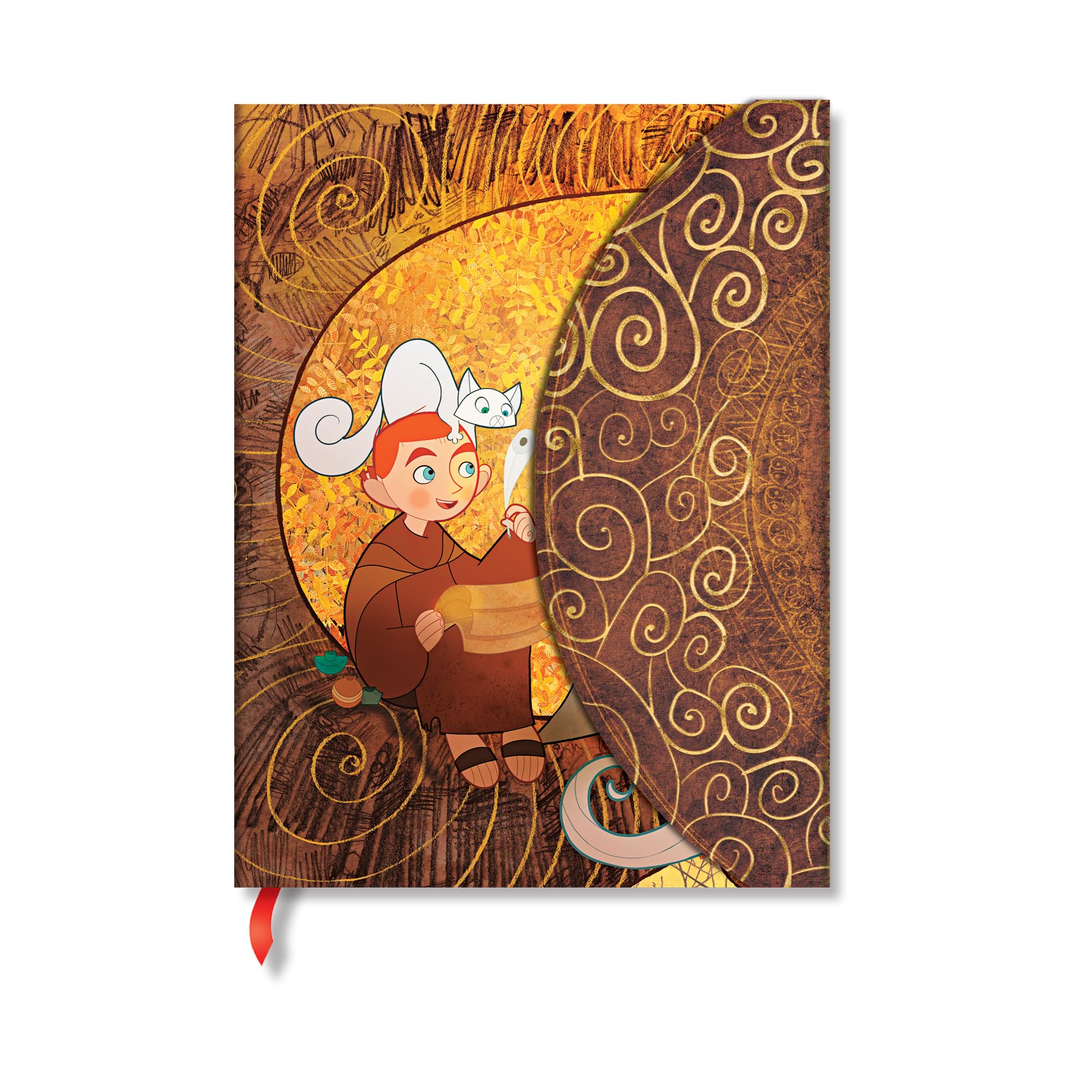 The Secret of Kells (Irish Folklore Trilogy) Ultra Lined Hardcover Journal (Wrap Closure)