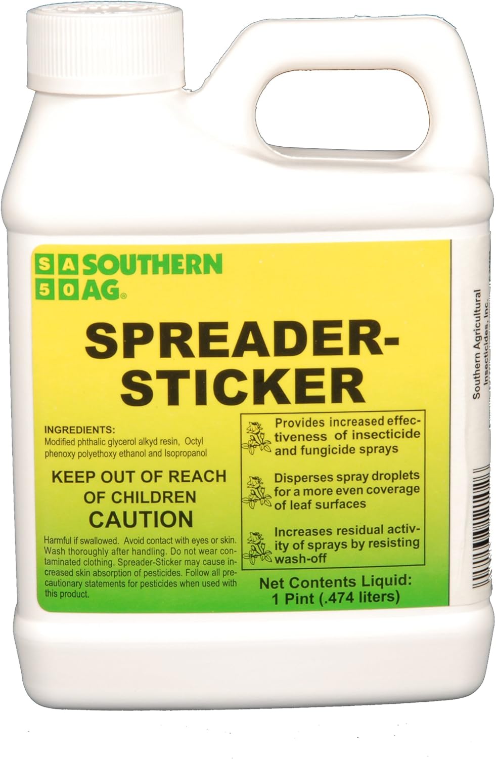 Orthene 97.4% Acephate 0.773lb Systemic Insecticide + Southern Ag Sticker Spreader 16oz Adjuvant Bundle