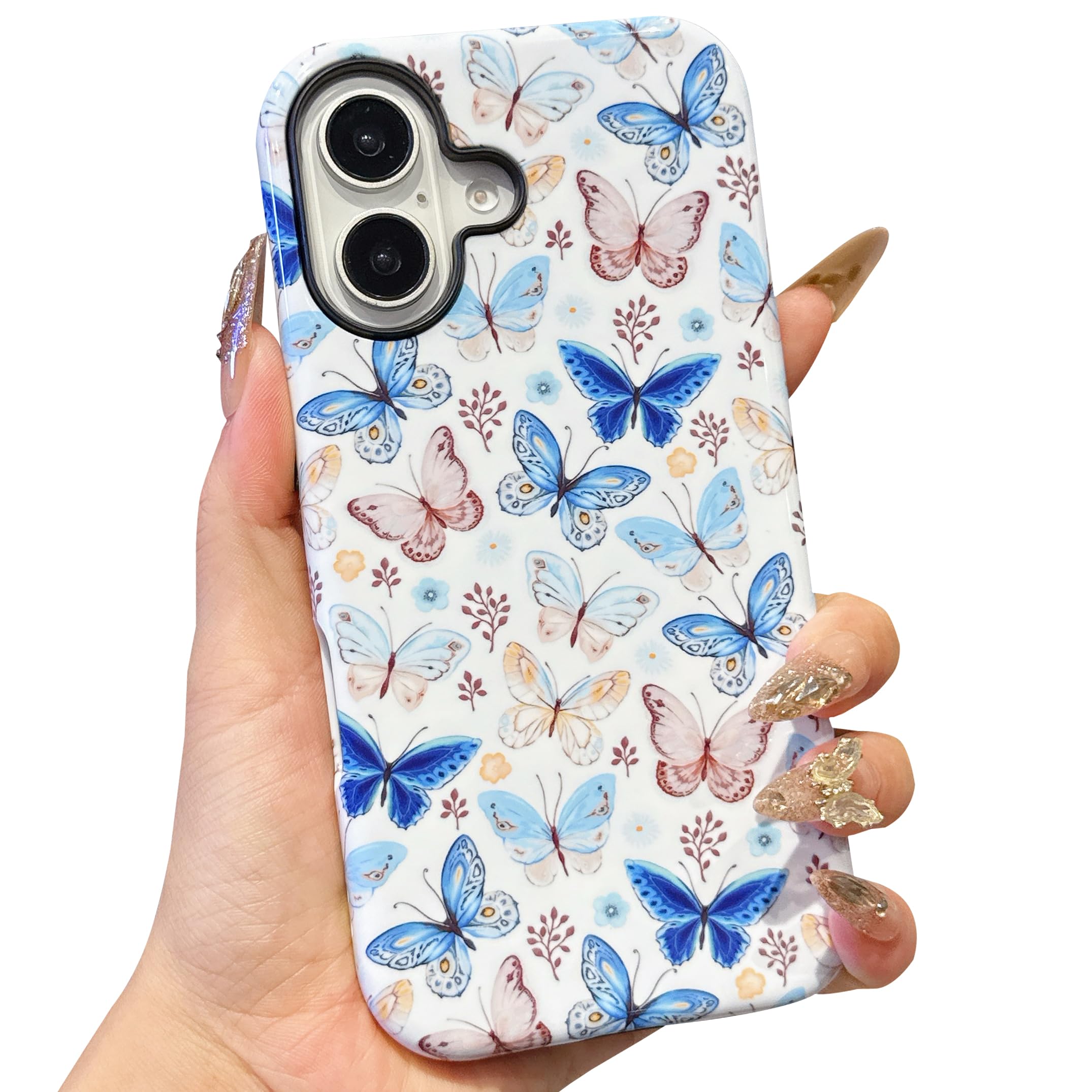 Coque iPhone 16 papillon tendance parfaite pour le quotidien et les sorties - 8