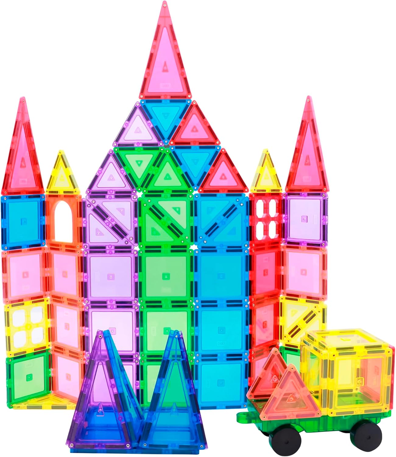 Childcraft Magnetic Building Tiles, Set of 124