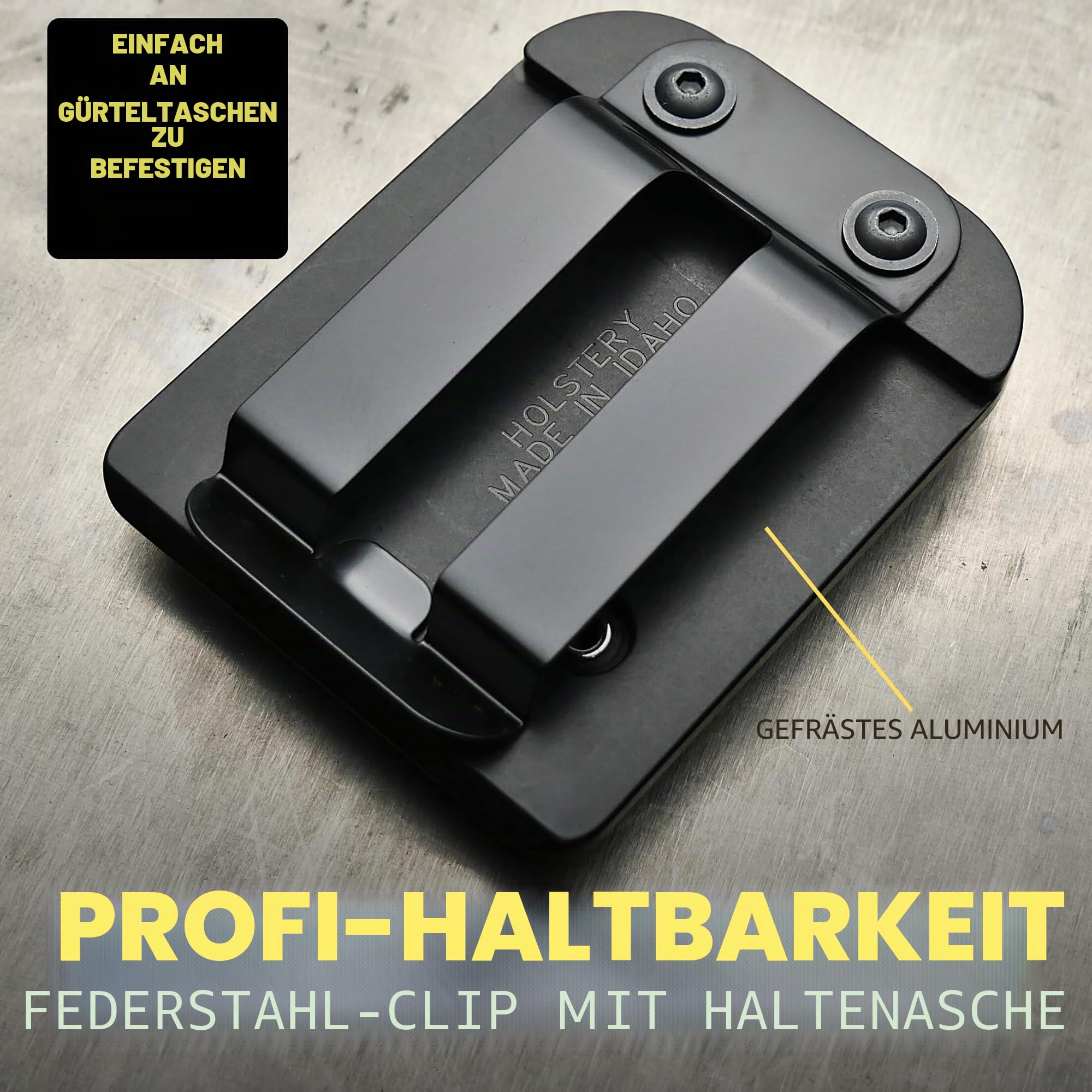 MagMaster magnetischer Werkzeughalter, super stark, zum Anklippen an jeden Gürtel, Werkzeugtasche oder Tasche, montiert in den USA