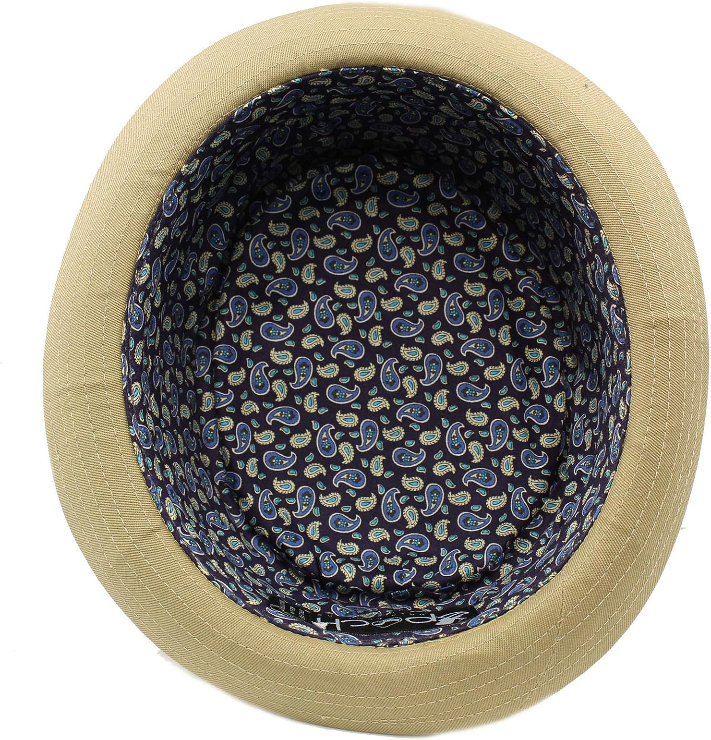 Men's Everyday Cotton All Season Porkpie Boater Derby Fedora Sun Hat - Image 5