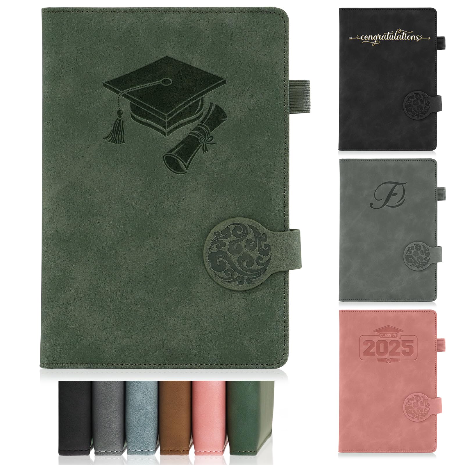ENOMY Personalised Notebook with Logo/Name/Image Custom Notebook A5 Leather Daily Journal Notepad Free Customization Personalized Notebooks for Business Office College Graduation Gifts