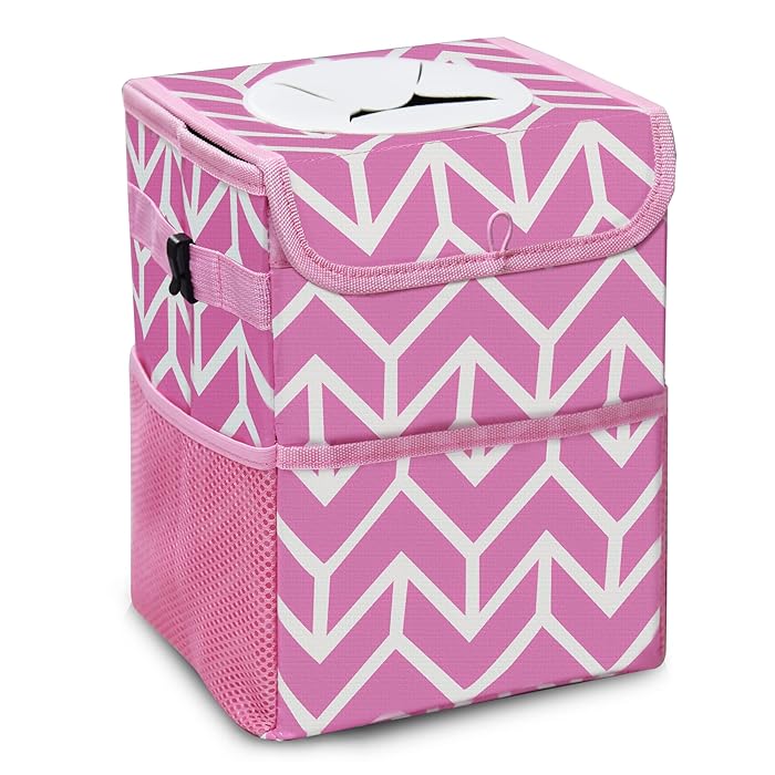 Buy Orionstar Car Trash Can with Velcro Lid, Auto Garbage Bin with