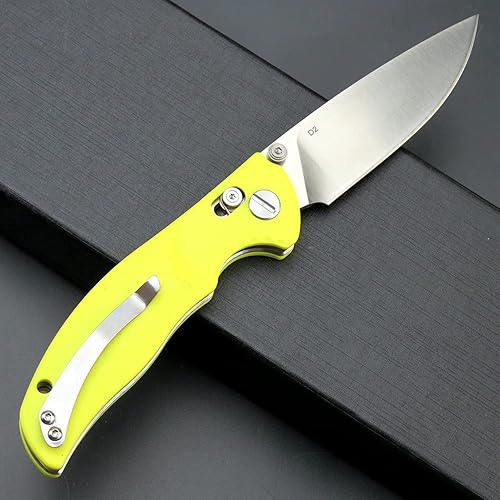 Miniatura 4 de Eafengrow EF3 Cuchillo de bolsillo plegable para exteriores con hoja D2 G10 mango rodamiento de bolas táctico supervivencia caza EDC cuchillos