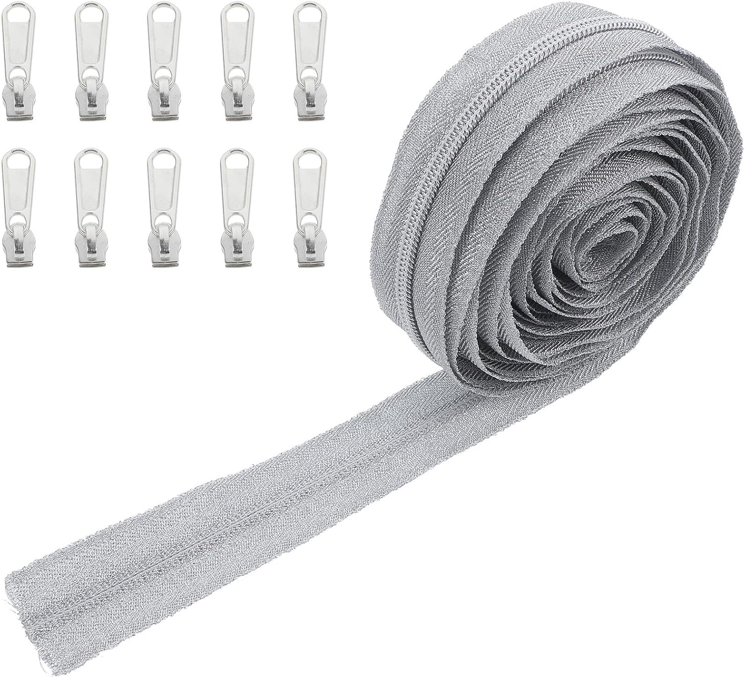 Replaceable Separating Nylon Zipper Set for Sewing Projects