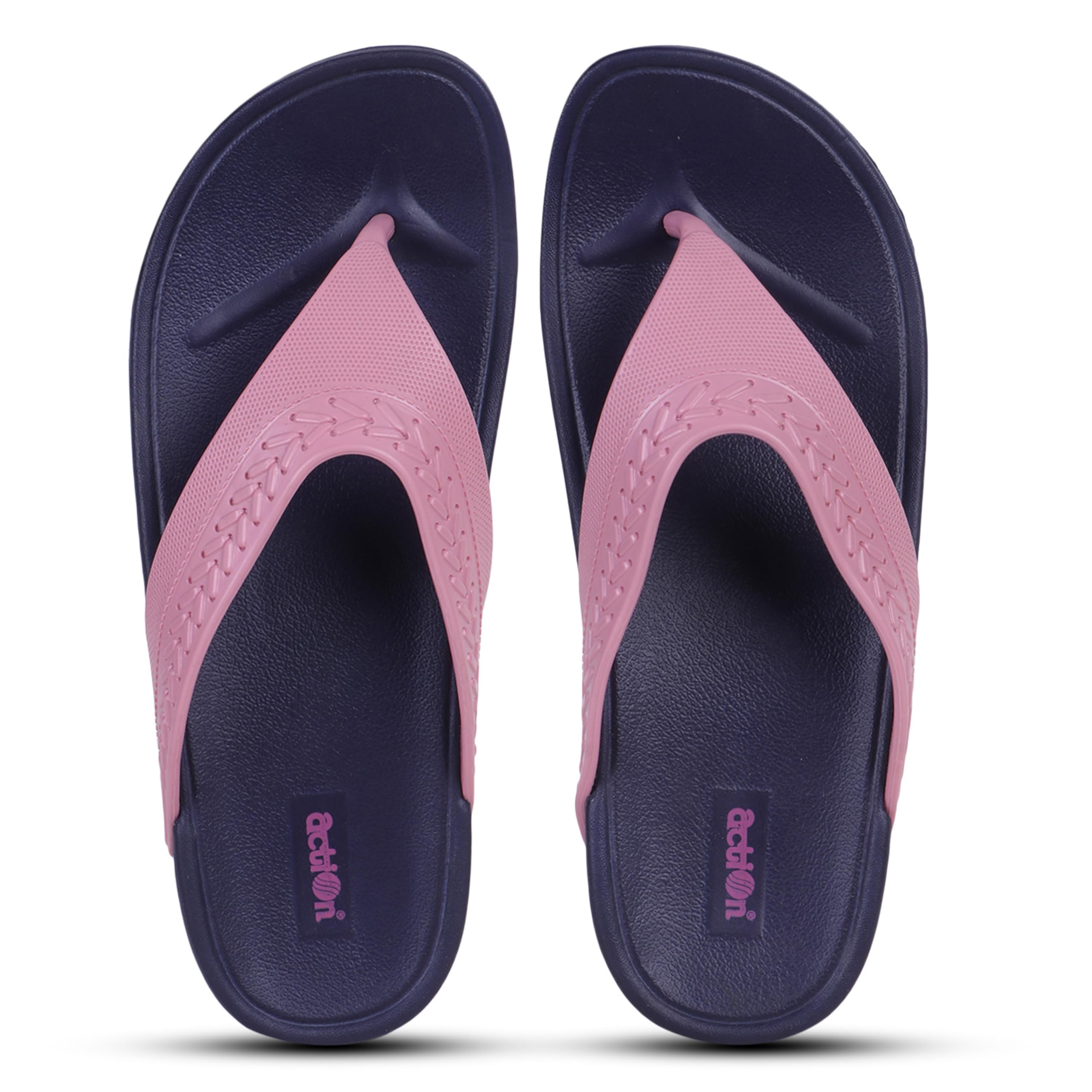 Action Plus Sleek and Trendy Indoor Flip Flops For Women Blue Pink 6 UK (B0CP649SSC) Amazon Price History, Amazon Price Tracker