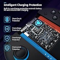 Vista 6 de Switch 2 Joycon Charging Grip with Built-in 2000 mAH Battery, Super Magnetic Charger Handle for Nintendo Switch 2 Joycons, Ergonomic Controller 2