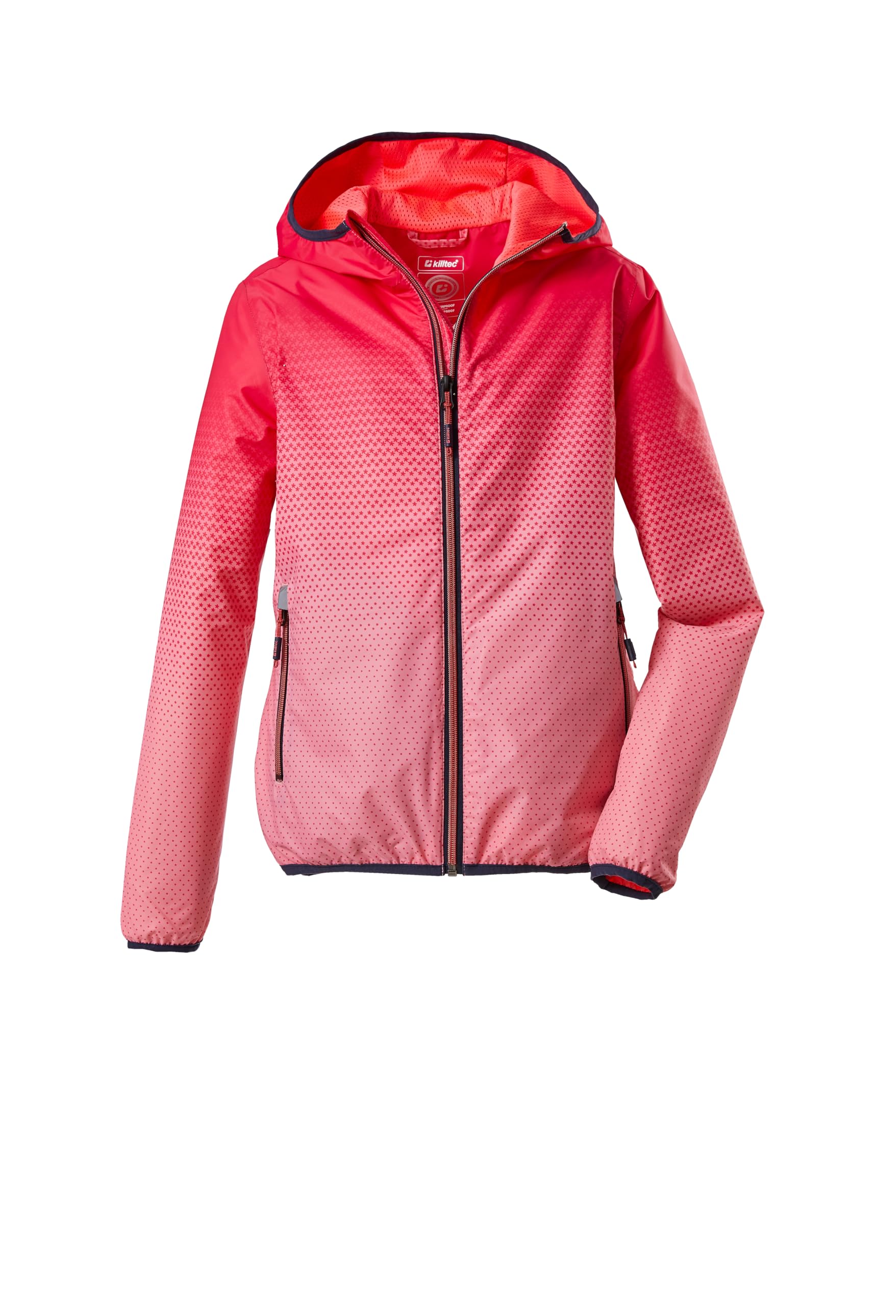 Killtec Lyse Grls Jckt A Funktionsjacke/Regenjacke mit Kapuze, packbar Bambine e ragazze