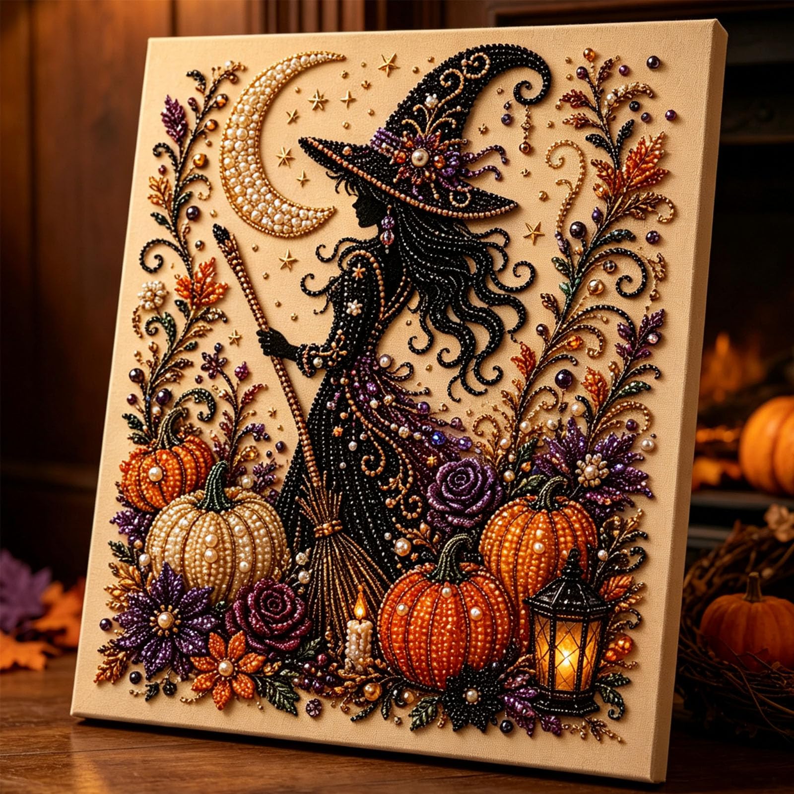 zoocco Halloween Pearl Art Kit for Adults (BB)