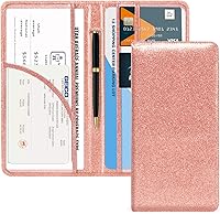 Vista 31 de CoBak - Estuche para registro y seguro del auto, organizador para la guantera, accesorio para compartimento de auto o camión, estuche con cierre