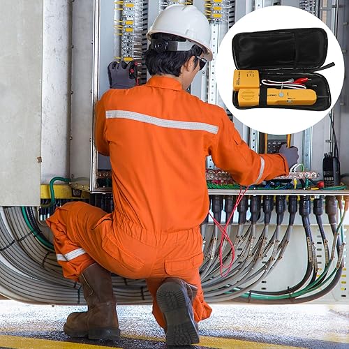 Miniatura 9 de KJHBV Disyuntor de teléfono con cable Trazador de cable de tóner de cable Trazador de alambre eléctrico Trazador de alambre generador de tono y