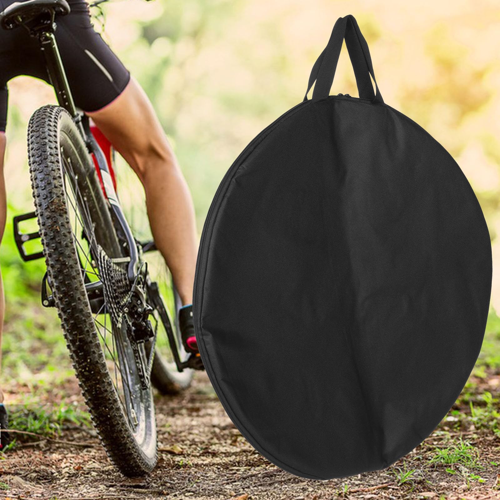 FOMIYES Fahrradtasche für Rennräder und Mountainbikes 70cm mit Gepolstertem Innenfutter und Verstärkter Felgentasche Fahrradzubehör für Vorder und Hinterräder Praktisch für Radsport und