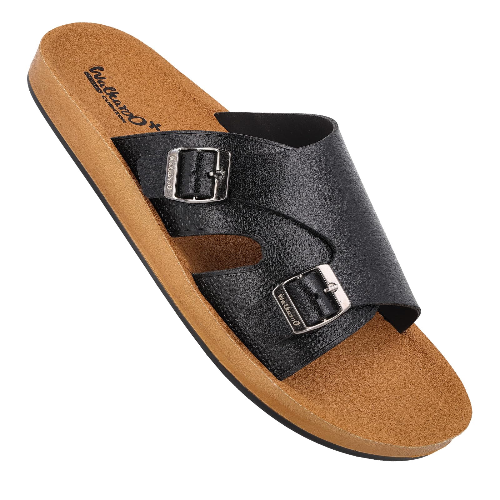 See full amazon price history chart for WALKAROO PLUS Soft Cushion Sandals For Men|Lightweight and Comfortable|WE1348 - Black WALKAROO PLUS Soft Cushion Sandals For Men|Lightweight and Comfortable|WE1348 - Black (B0D6MTPPLN) Amazon Price History, Amazon Price Tracker