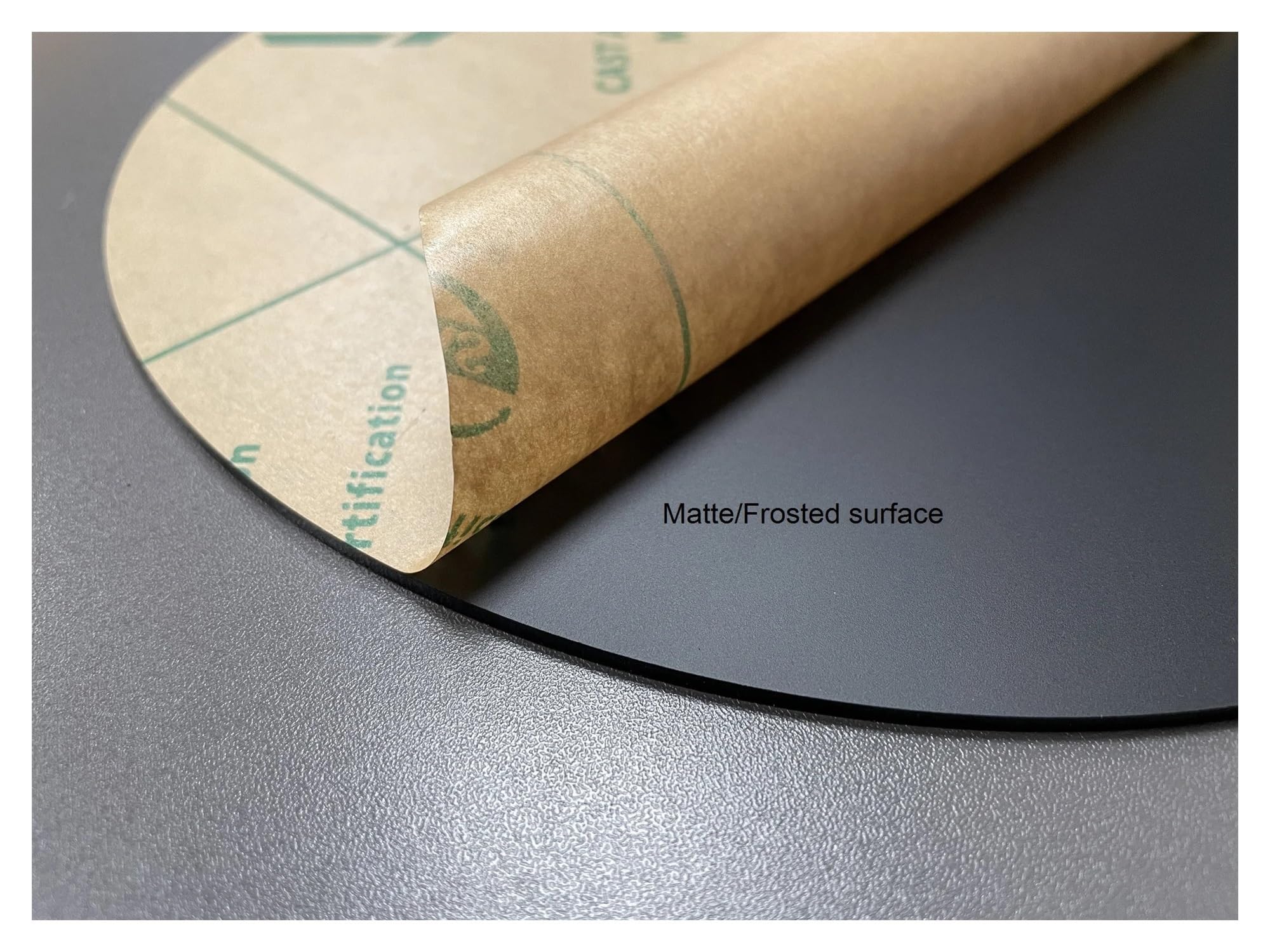 Okrągły matowy czarny akrylowy krążek 12" matowy odlew z tworzywa sztucznego wielokrotnego użytku(300MMx2mmx2PCS)