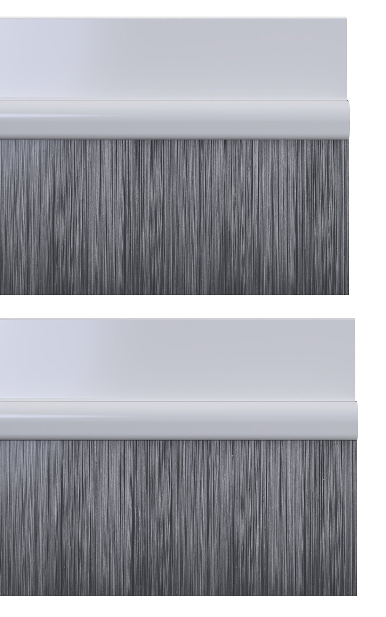 Bas de porte STORMGUARD blanc joint isolant adhésif pour entrée 2x 1m