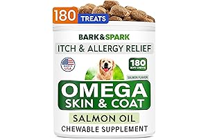 BARK&SPARK Omega 3 Chews: Advanced Itch Relief for French Bulldogs