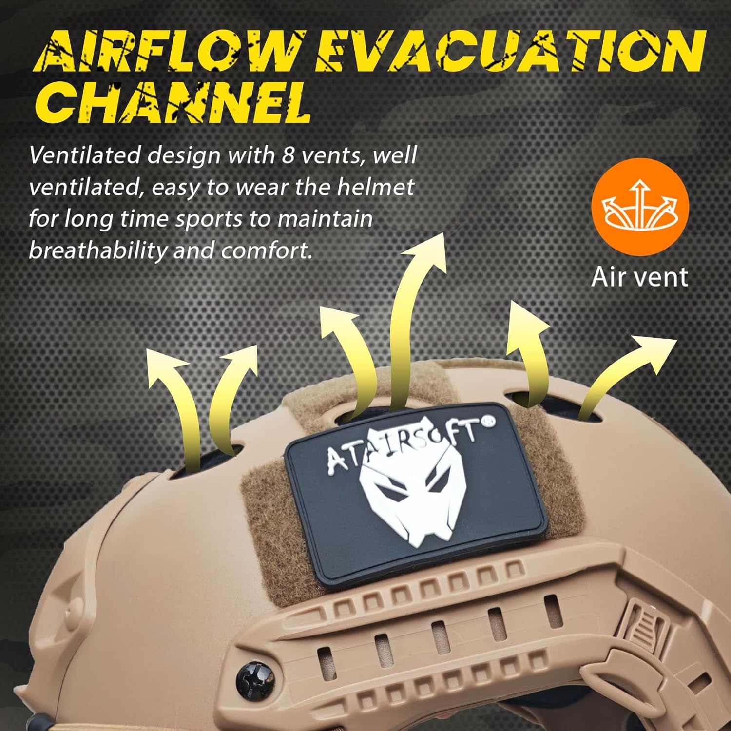ATAIRSOFT PJ Type Tactical Paintball Airsoft Fast Helmet