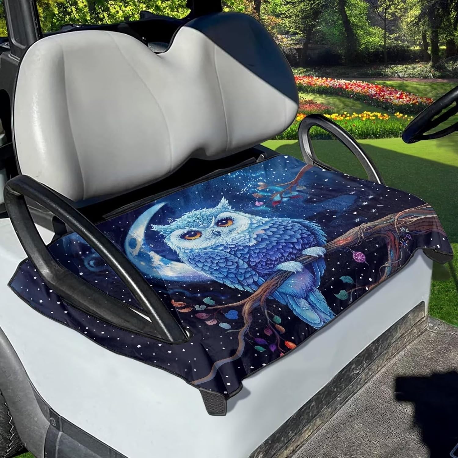 Golf Cart Seat Covers Comfortable Golf Cart Seat Blanket Renew Golf Cart Seat Sturdy Breathable Golf Cart Seat Cushions Golf Blanket Easy to Install Dismantle and Clean