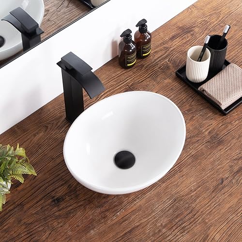 Vista 41 de Small Bathroom Vessel Sink 12"x12" Round Bathroom Sink White Ceramic Bathroom Sinks Modern Above Counter Art Basin