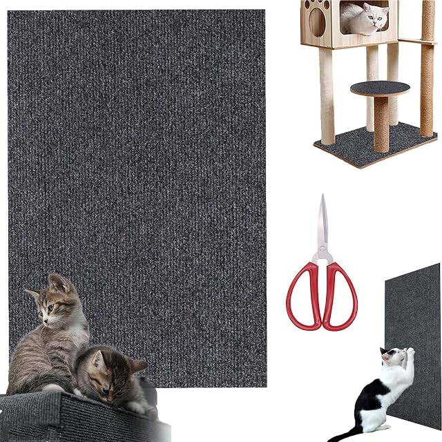 Protectores de muebles para gatos antiarañazos, rascador autoadhesivo para gatos, rascador de gatos trepadores