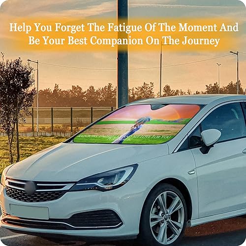 Miniatura 8 de Parasol personalizado para parabrisas de automóvil con 1-4 fotos, diseño de tu propia foto, logotipo, texto, plegable, reflectante, protector contra