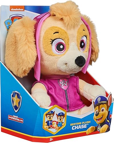 Miniatura 5 de Paw Patrol, Bedtime - Peluche Skye, animal de peluche de 10 pulgadas con atuendo reversible, juguetes para niños y niñas a partir de 3 años
