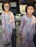 Vista 6 de Arshiner Ropa de dormir para niña de manga larga lindo camisón camisón pijama vestido