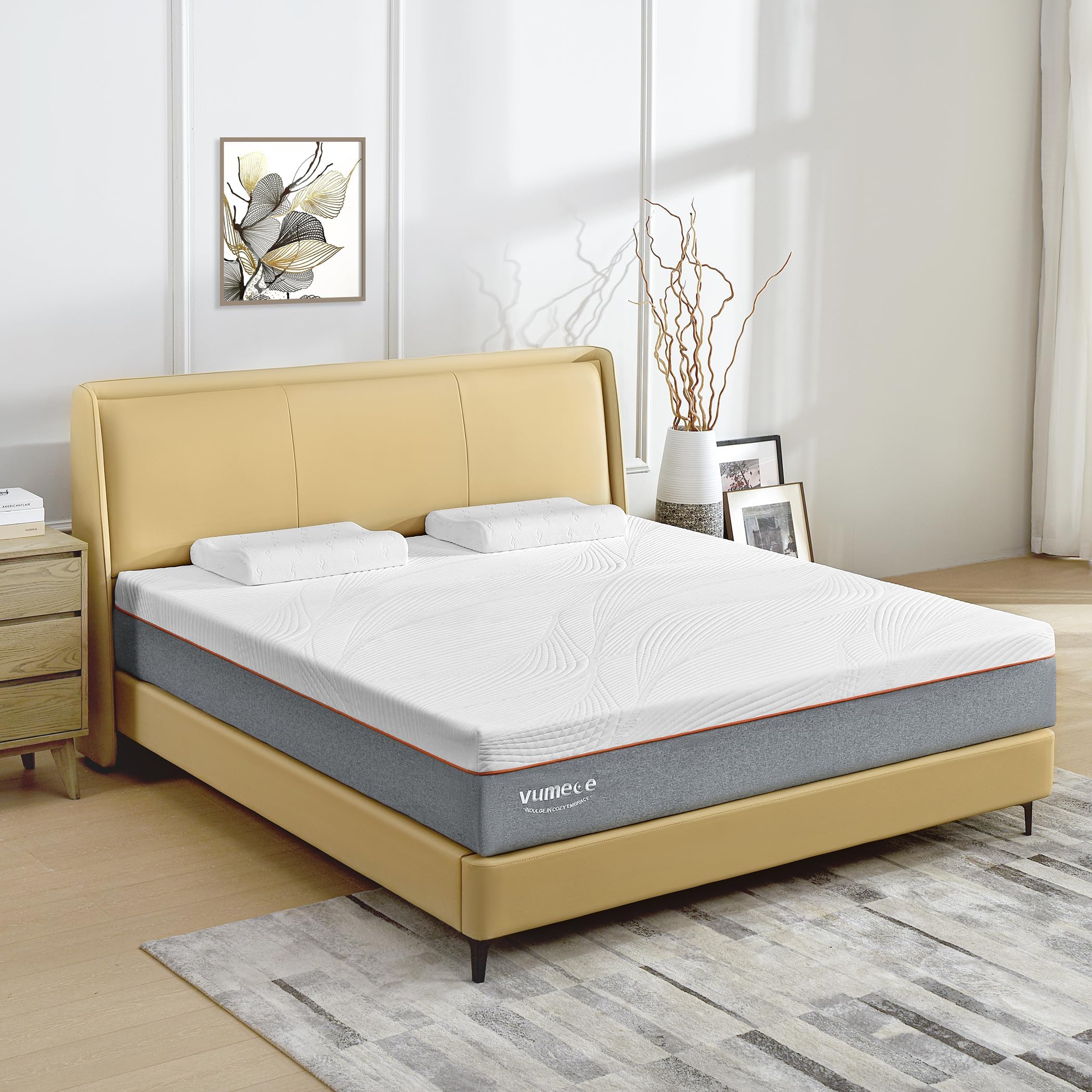 10 Inch Full Size Gel Memory Foam Mattress Medium Firm Mattresses for Pressure Relief & Cool Sleep, Fiberglass Free, CertiPUR-US Certified, Full Bed in a Box