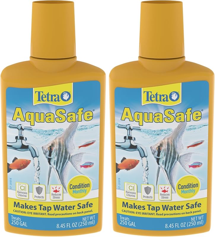 Tetra 16172 AquaSafe Acondicionador de agua para pecera, 8,45 onzas líquidas (paquete de 2)