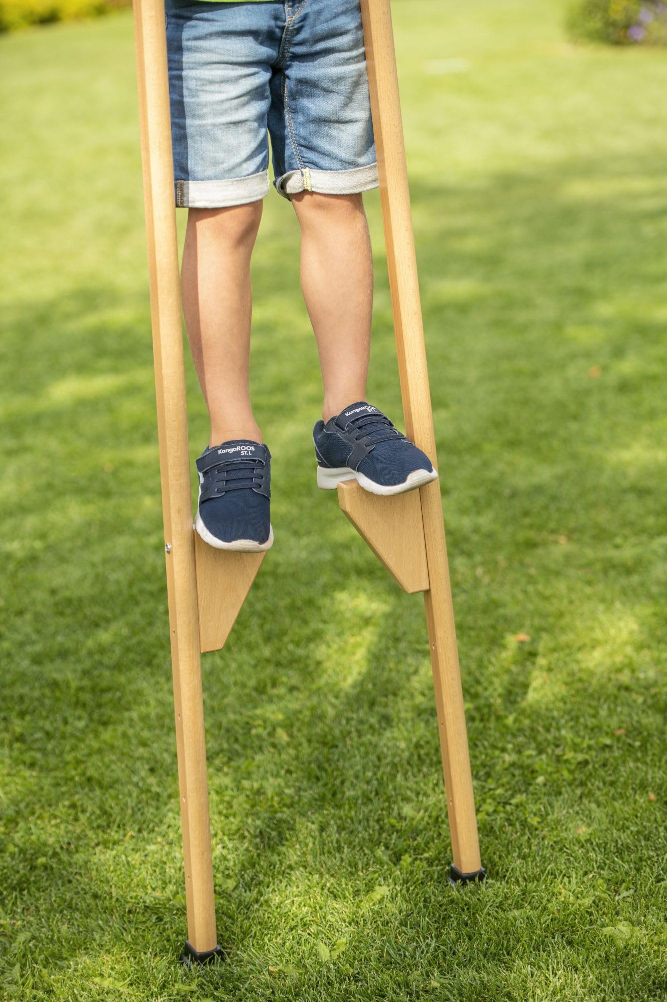 Outdoor Active Stelzen aus Holz, L.150cm,verstellbar
