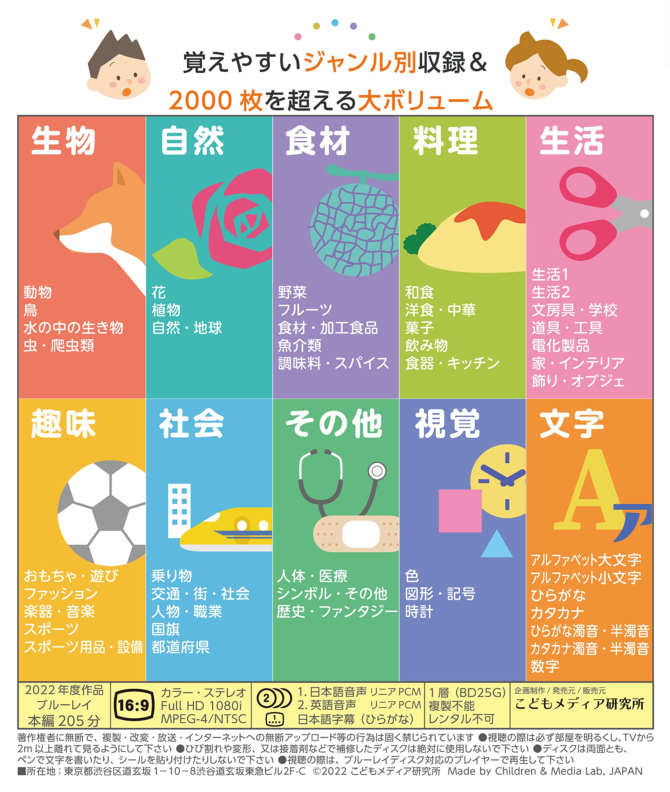 Amazon.co.jp: チエノビ IQフラッシュカードBD（ブルーレイ）英語 