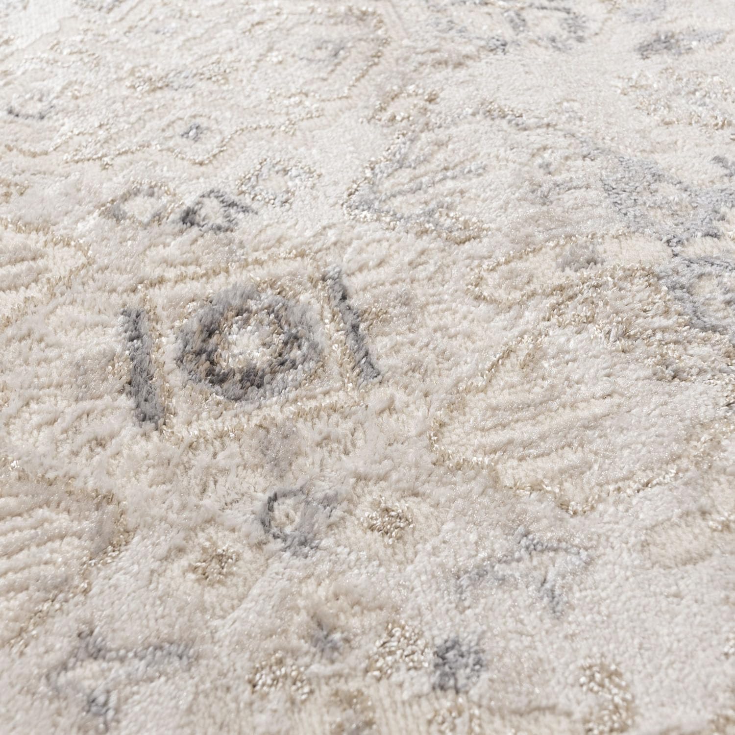 Mazovia Alfombra Salón 80x150cm Crema Clásico Oriental Suave Antialérgico