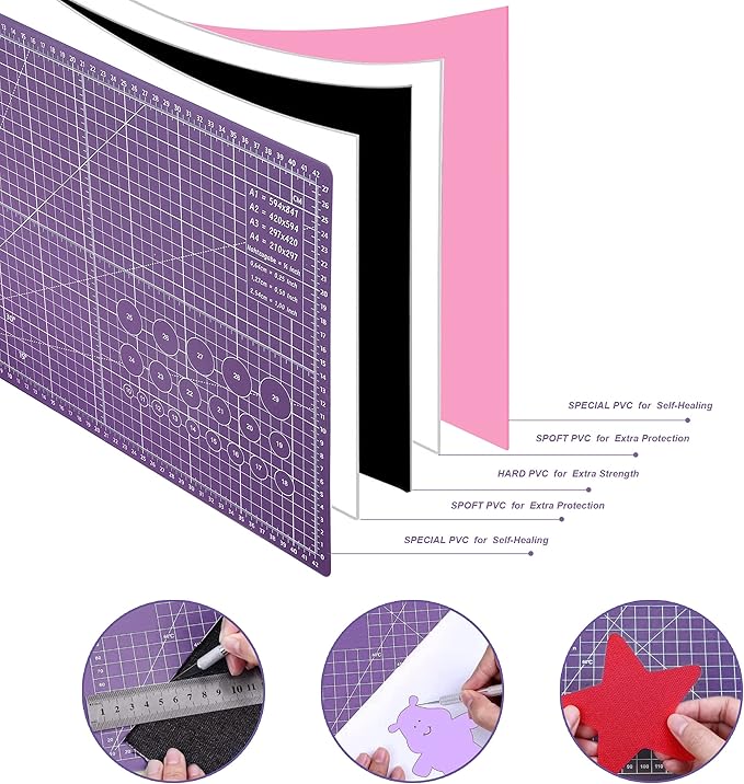 Base De Corte Autosanable 46x30 Cm Reversible miniatura 3