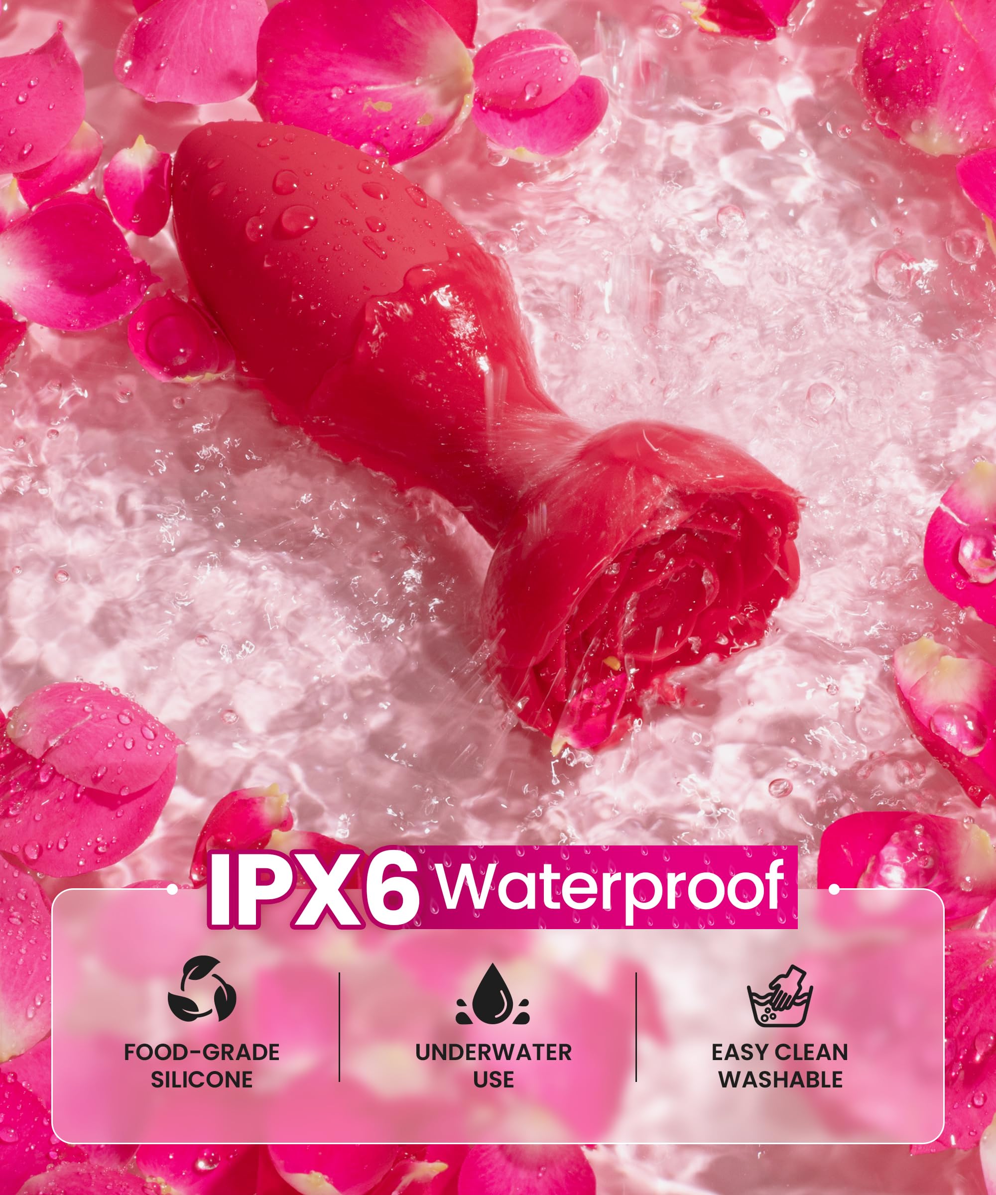 can you use the rose toy underwater Discover whether the Rose Toy is truly waterproof with this practical,  expert guide. Learn about its IPX7 rating, safe shower and bath use,  cleaning tips, and how to choose authentic waterproof models main image 1