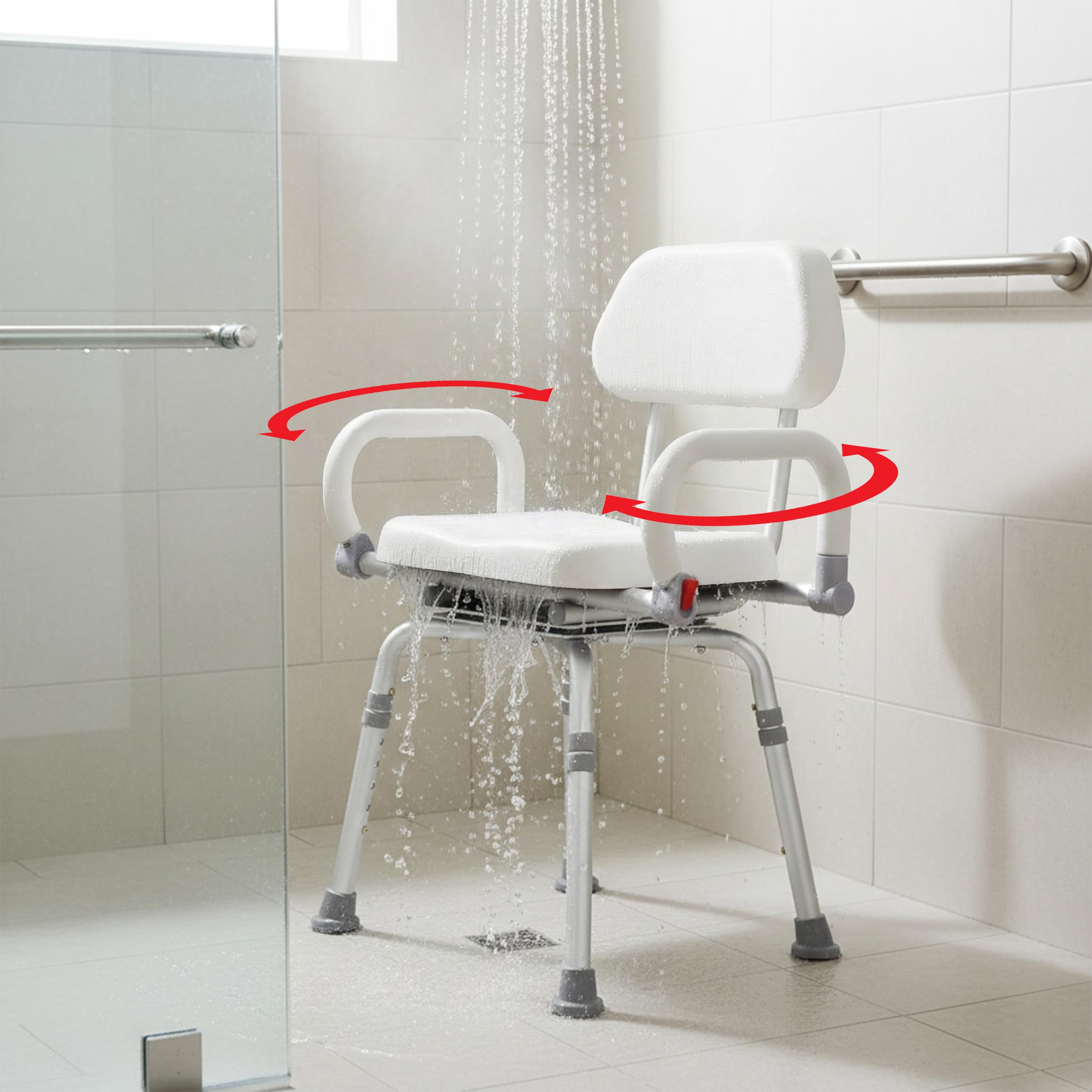 Revolution Pivoting Shower Chair for Bathtub