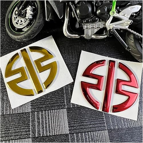 Miniatura 2 de Calcomanías 3D con logotipo de motocicleta, paquete de 4 calcomanías de carenado, emblema de tanque para Kawasaki Ninja H2R Z250 Z300 Z400 Z650 Z800