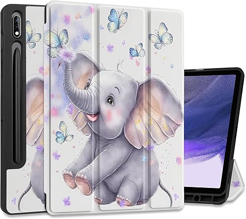 DONGKE Funda para Samsung Galaxy Tab S9 de 11 pulgadas 2023 SM-X710X716X718, cuerpo completo a prueba de golpes + soporte triple + ranura para