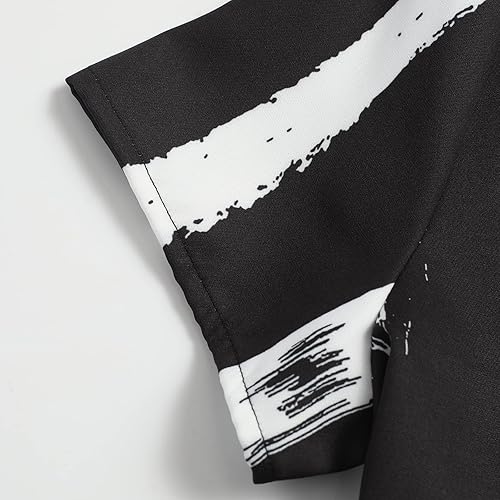 Miniatura 4 de Vestido casual de manga corta con tirantes en la cintura para mujer, vestido con cuello en V y dobladillo dividido