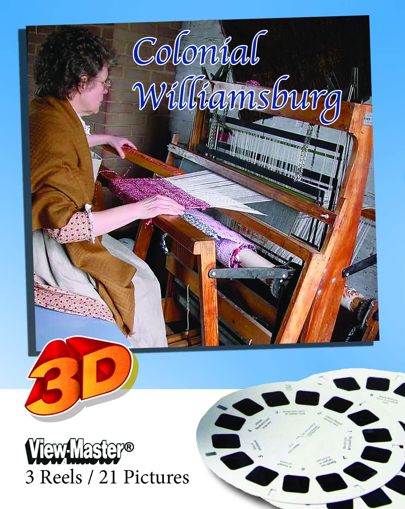 Colonial Williamsburg - ViewMaster - 3 Reel Set - 21 3D Images