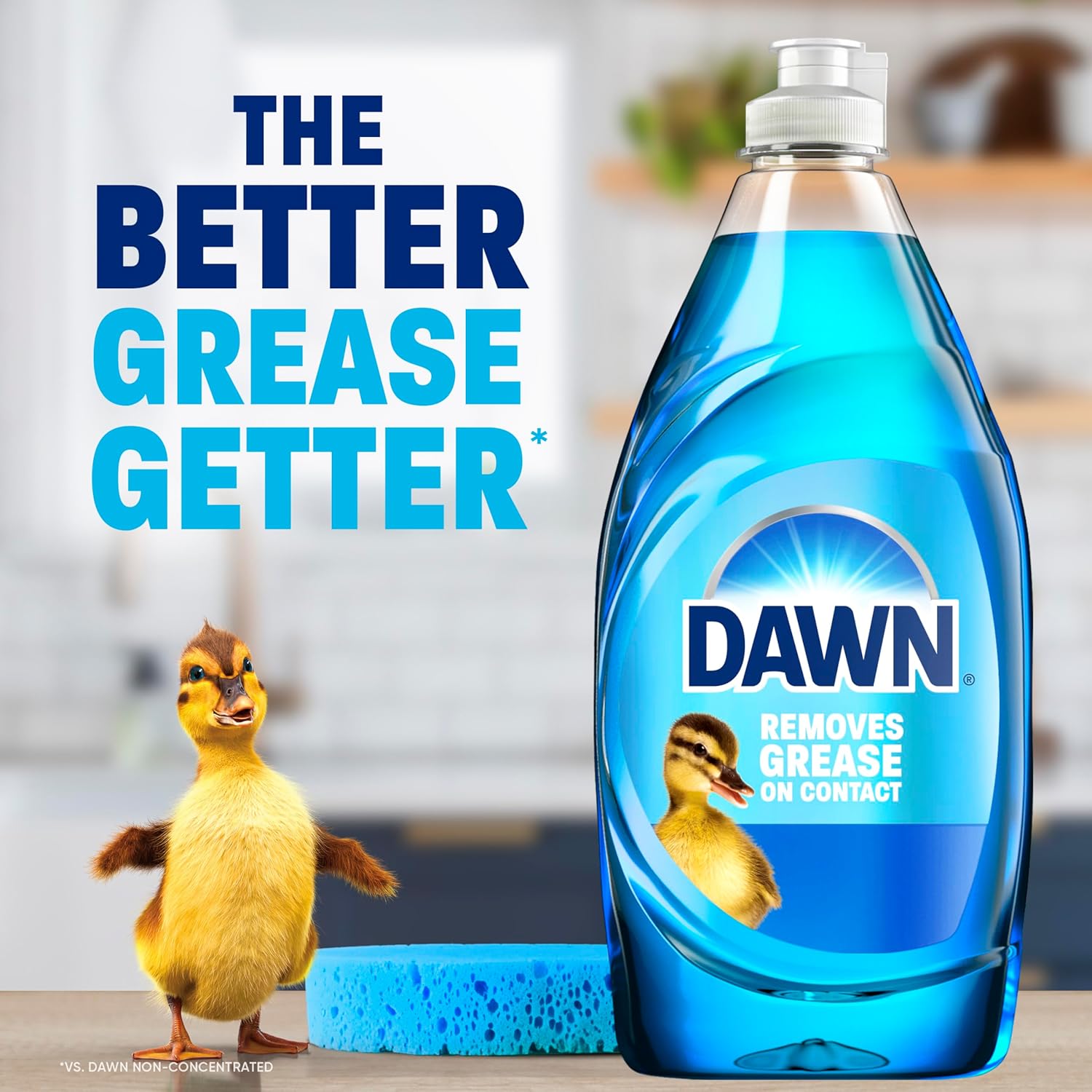 Dawn Ultra Dish Soap, Bulk Dishwashing Liquid Detergent, Grease Removal, Original Scent, 5.8 oz (Case of 24)