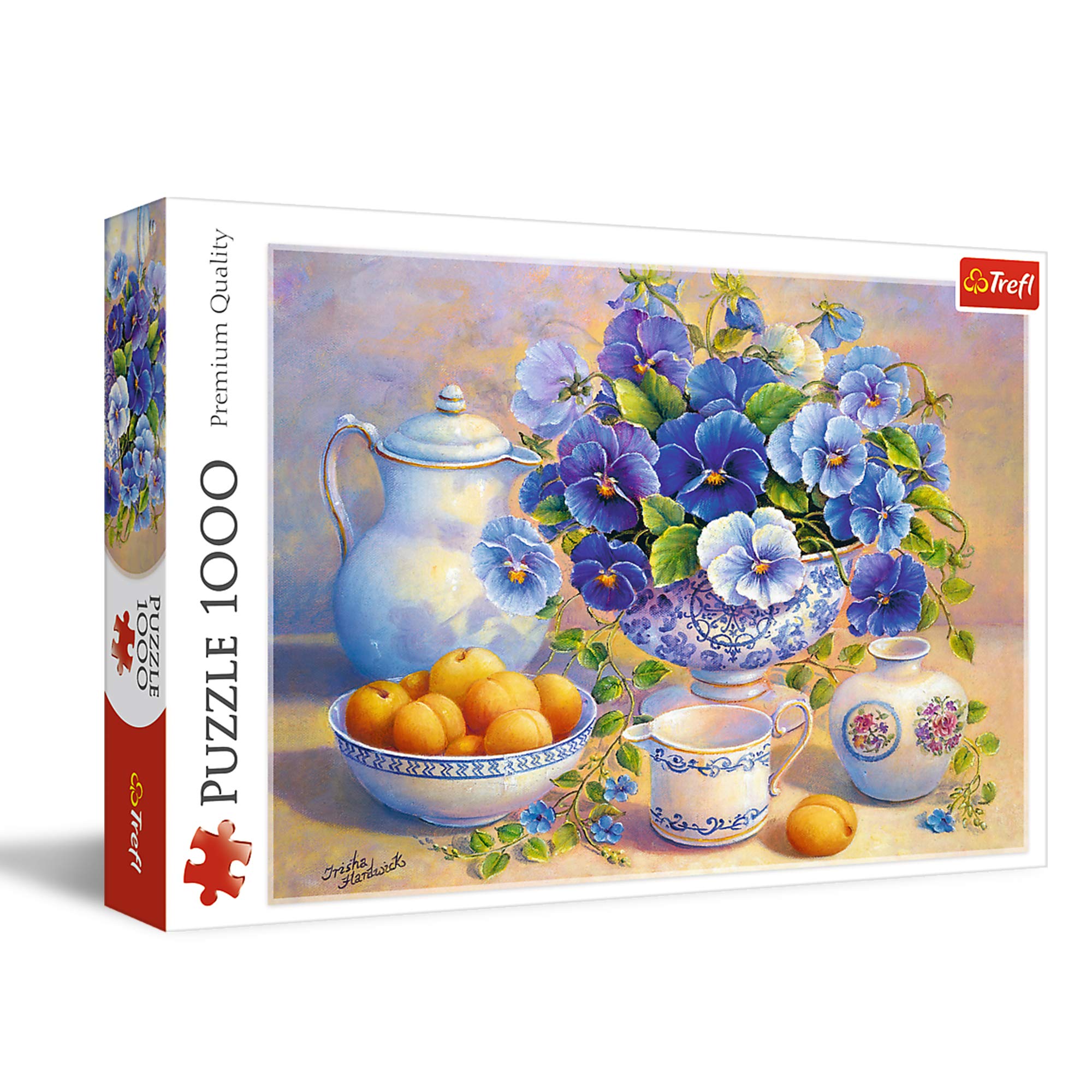 Amazon.com: Trefl Blue Bouquet 1000 Piece Jigsaw Puzzle Red